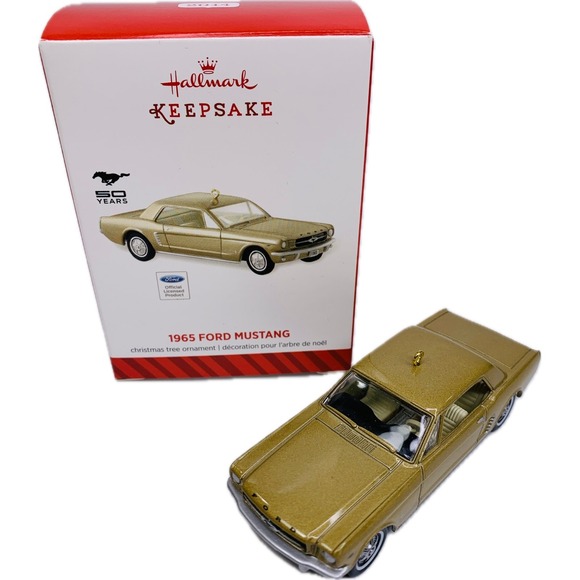 Hallmark Other - Hallmark 1965 FORD MUSTANG 50th Anniversary Keepsake Ornament 2014